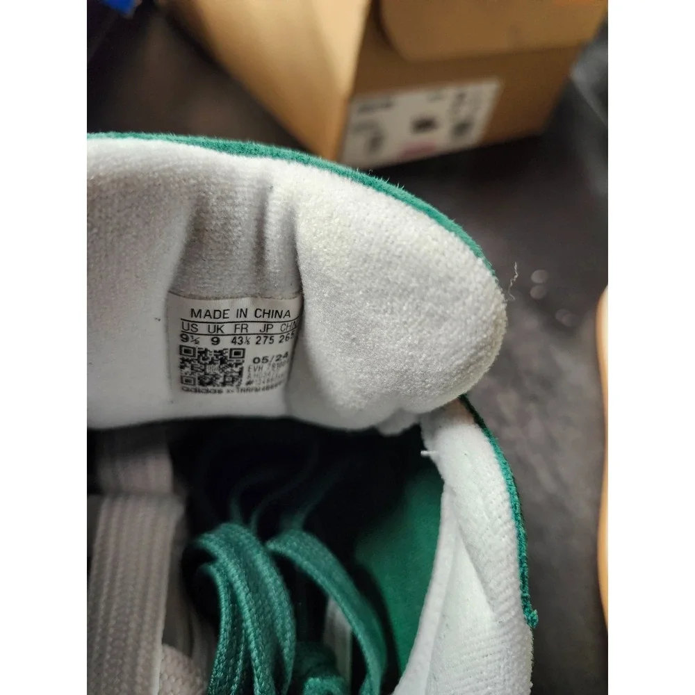 Adidas Campus 00s Originals Size 9.5 Green/cloud White Big Strings NWT - Picture 8 of 10